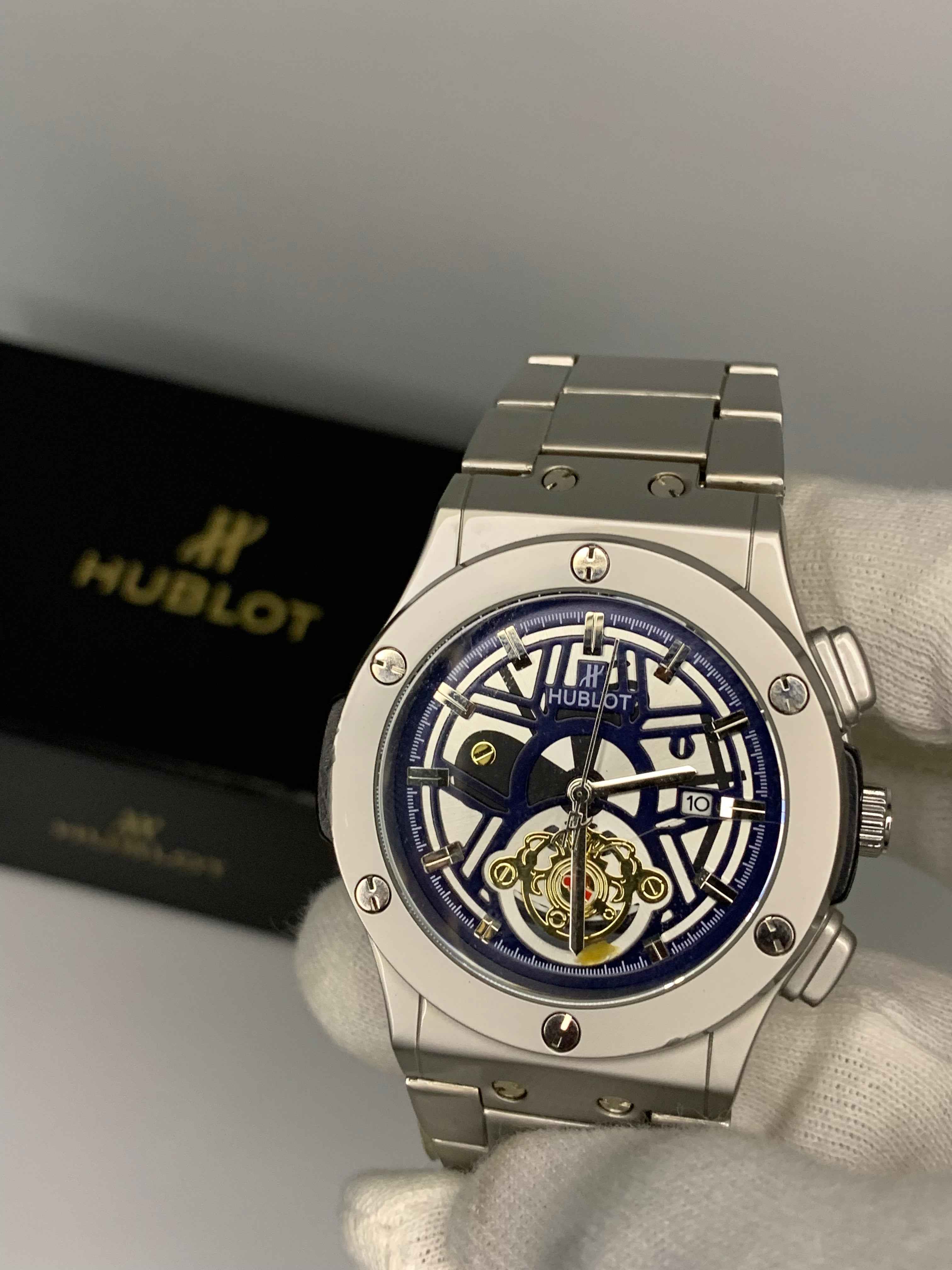 Imperium Chrono Silver – Luxury Men's Wristwatch