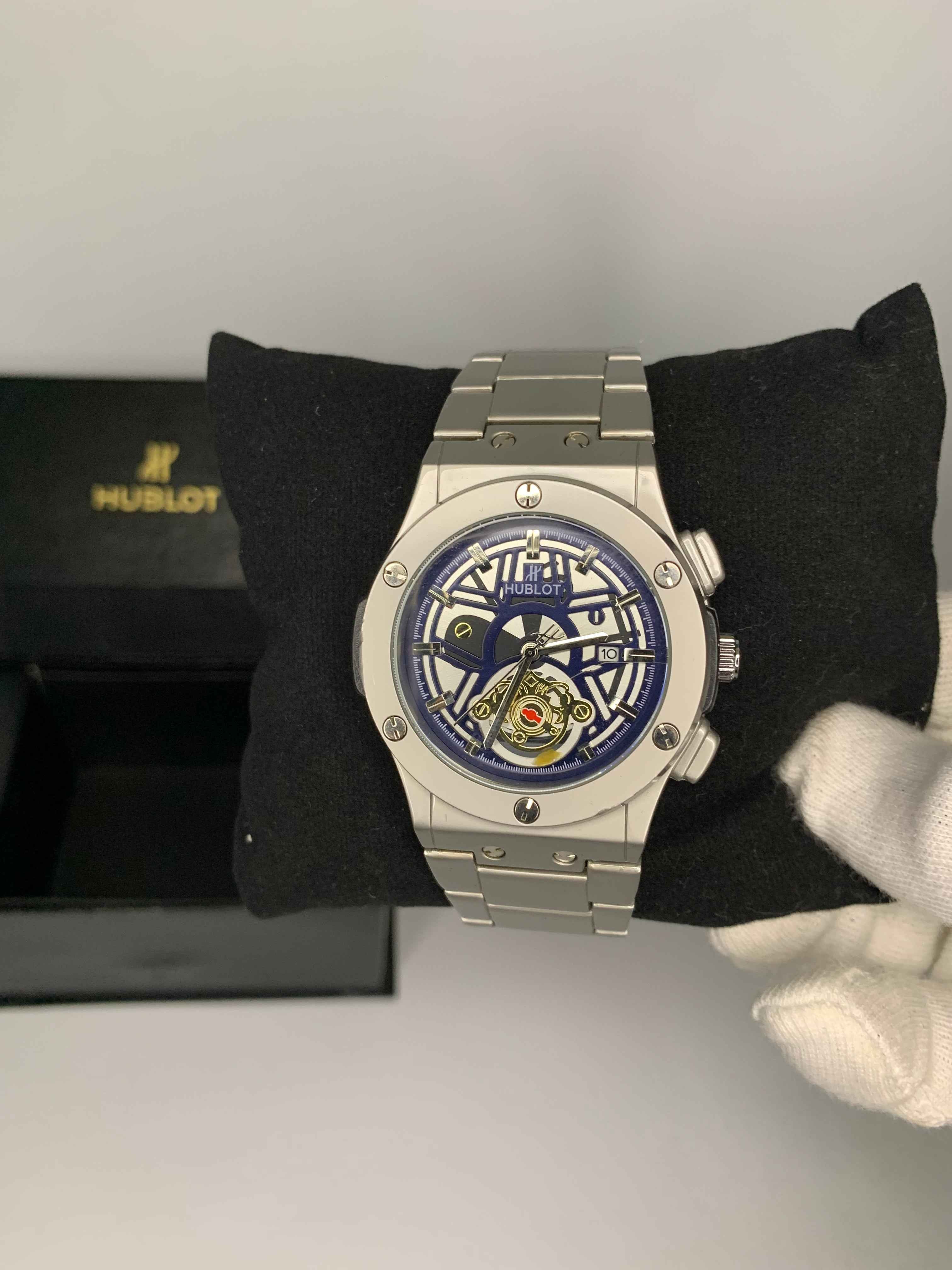 Imperium Chrono Silver – Luxury Men's Wristwatch