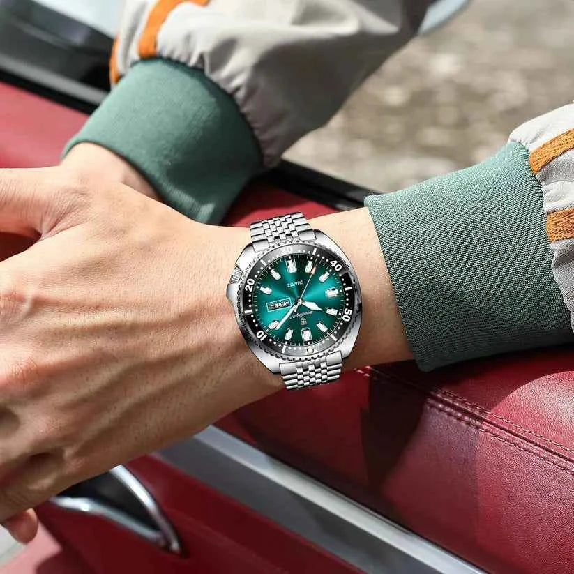 POEDAGAR Ocean Legacy Watch Men Stainless Steel