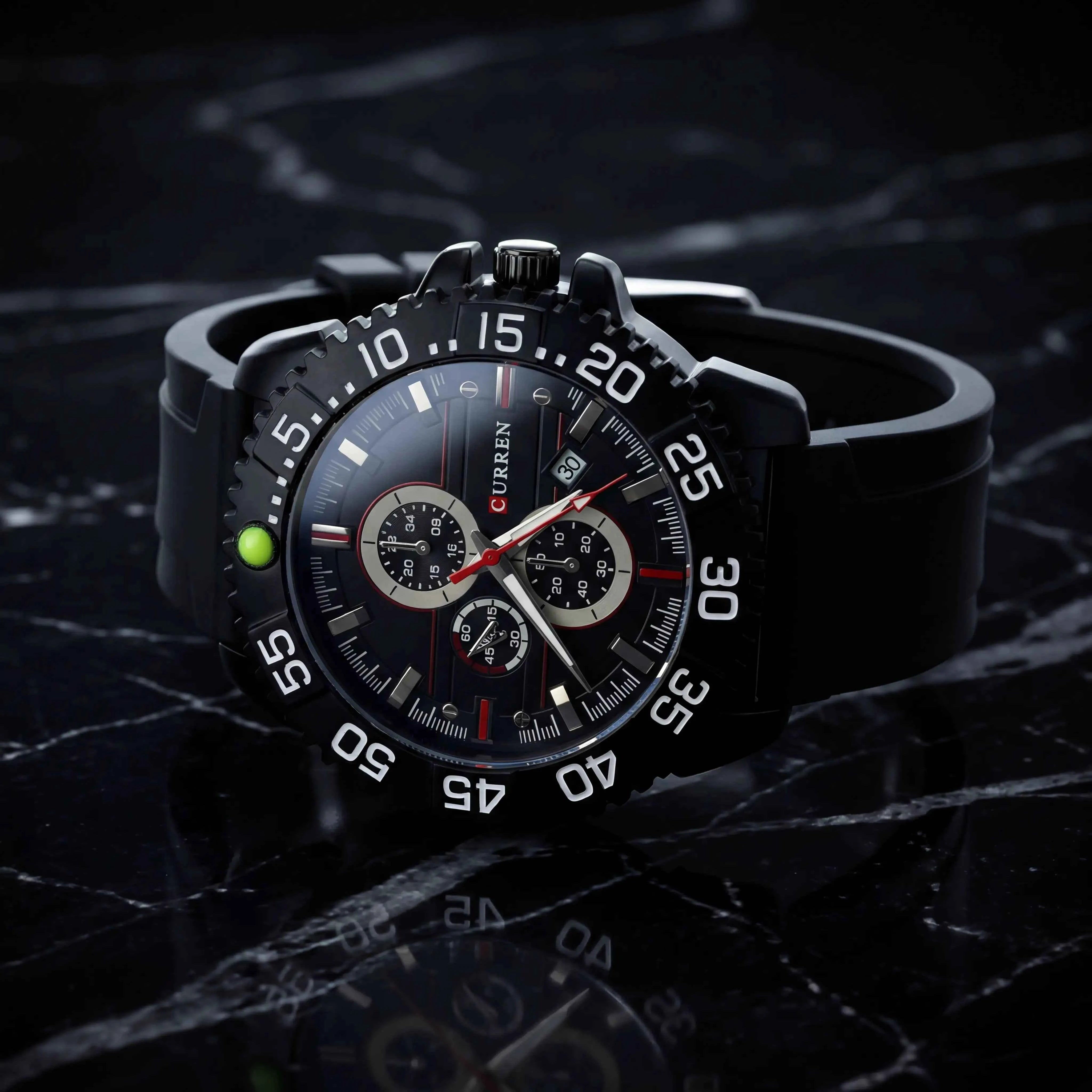 Premium Black Dial GMT Sports Men's Watch