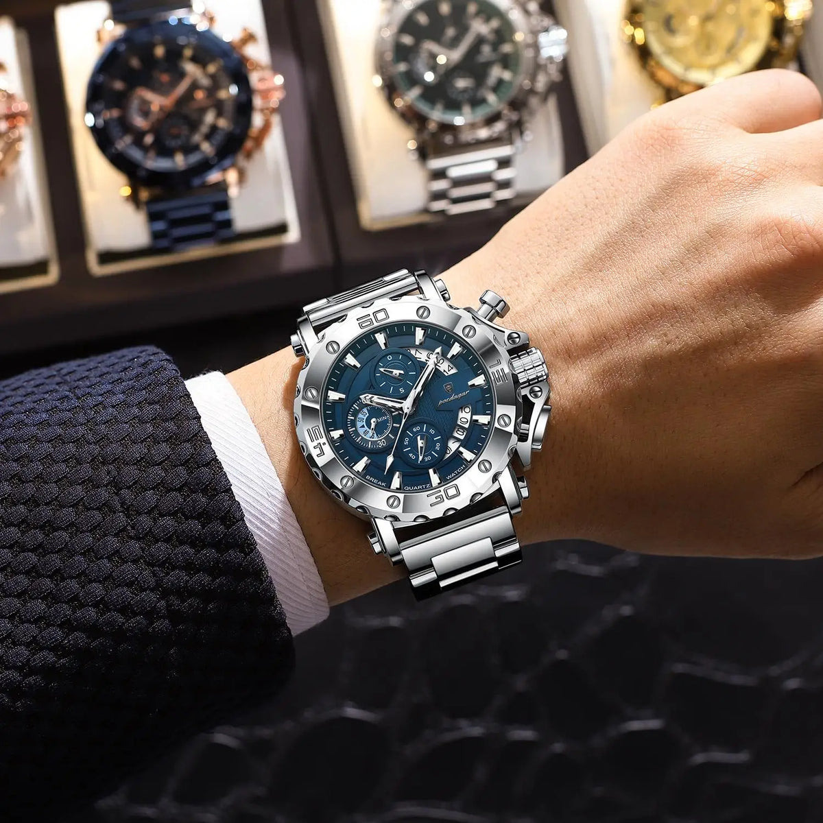 POEDAGAR 892 Watch Side Profile