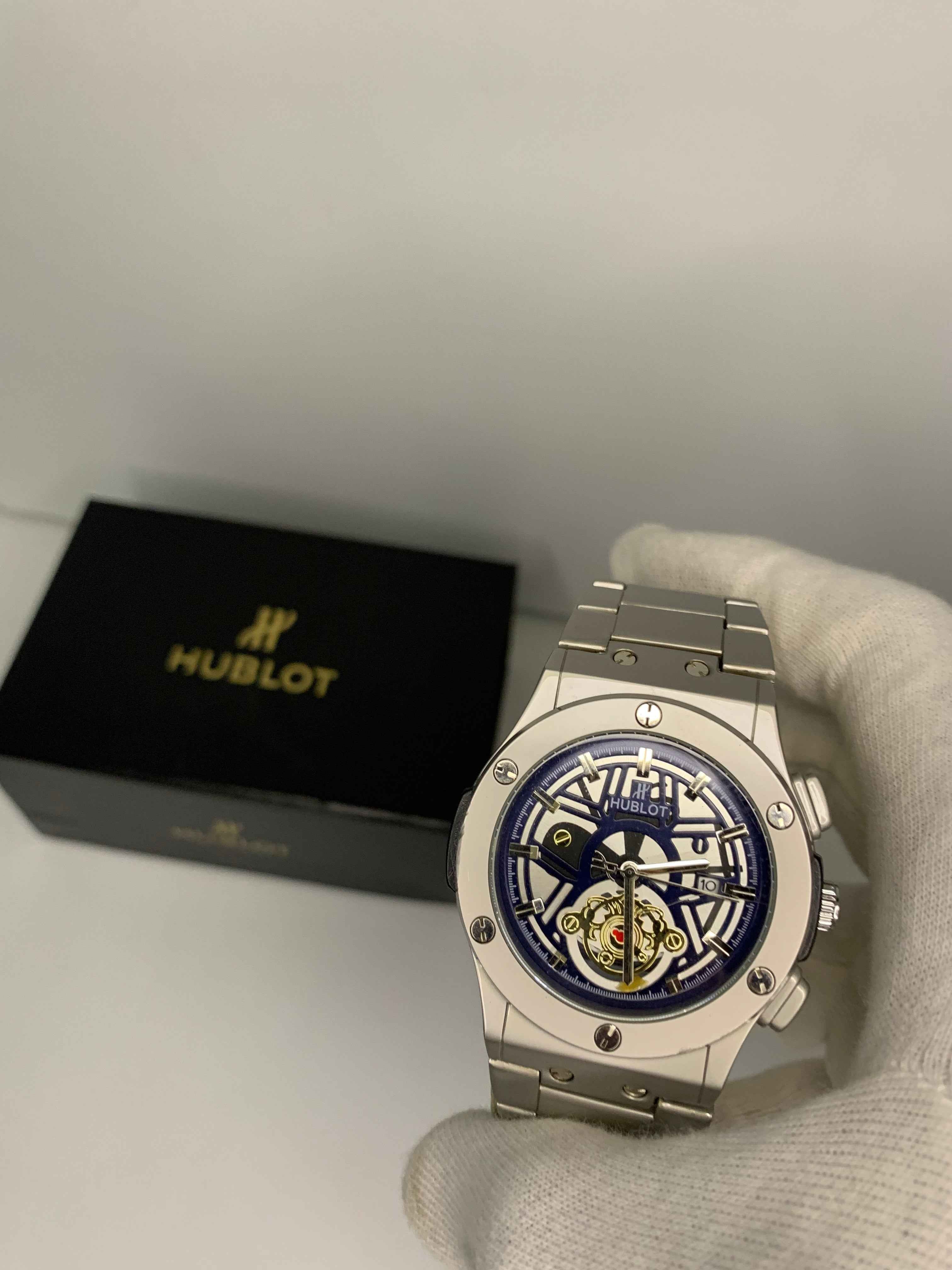 Imperium Chrono Silver – Luxury Men's Wristwatch