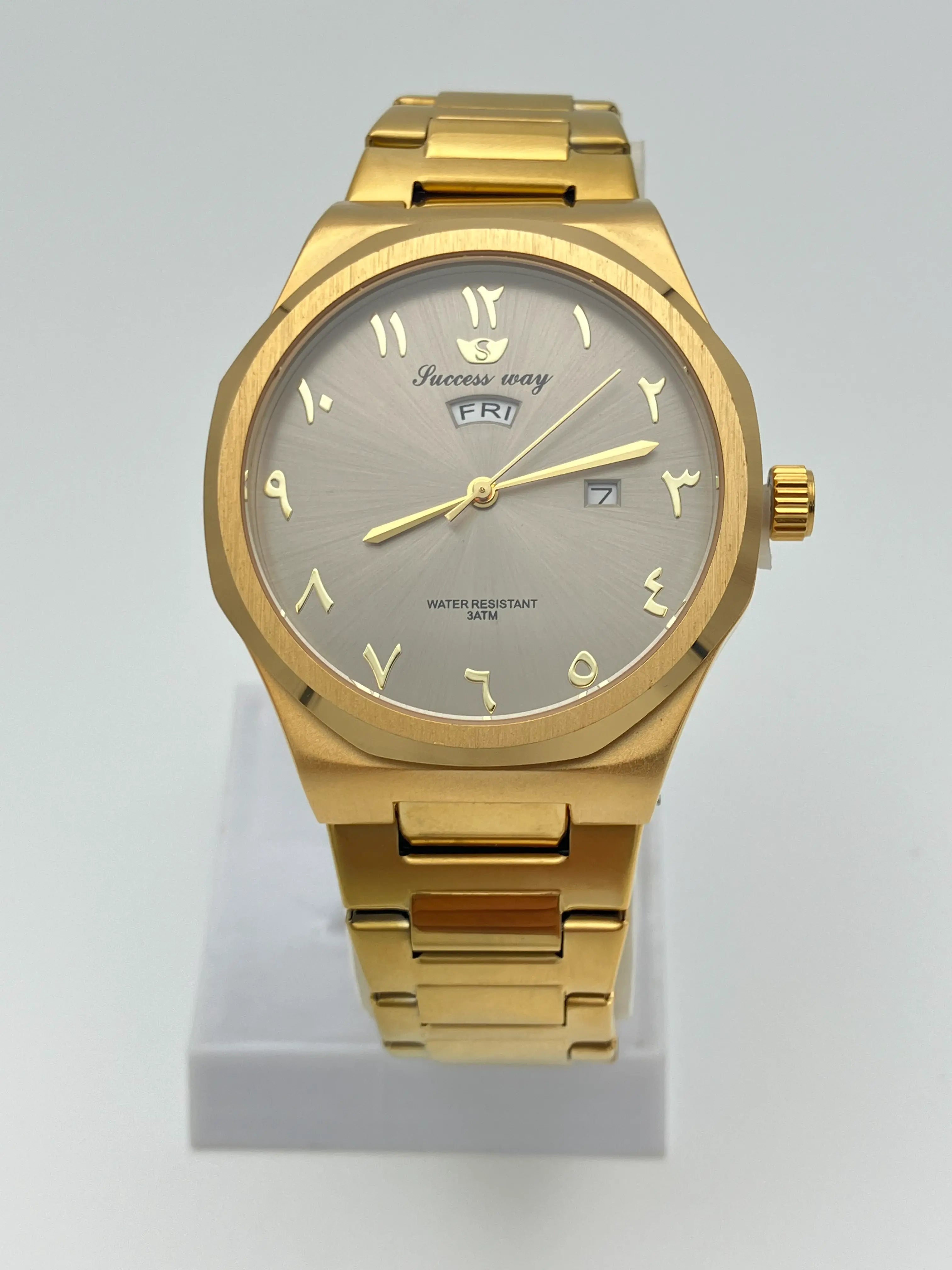 Success Way Arabic Watch Men 5 Colors Water Resistant