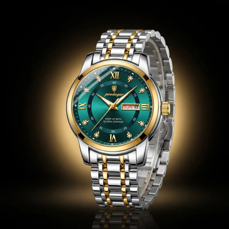Men's watches - POEDAGAR 936 Royal Green