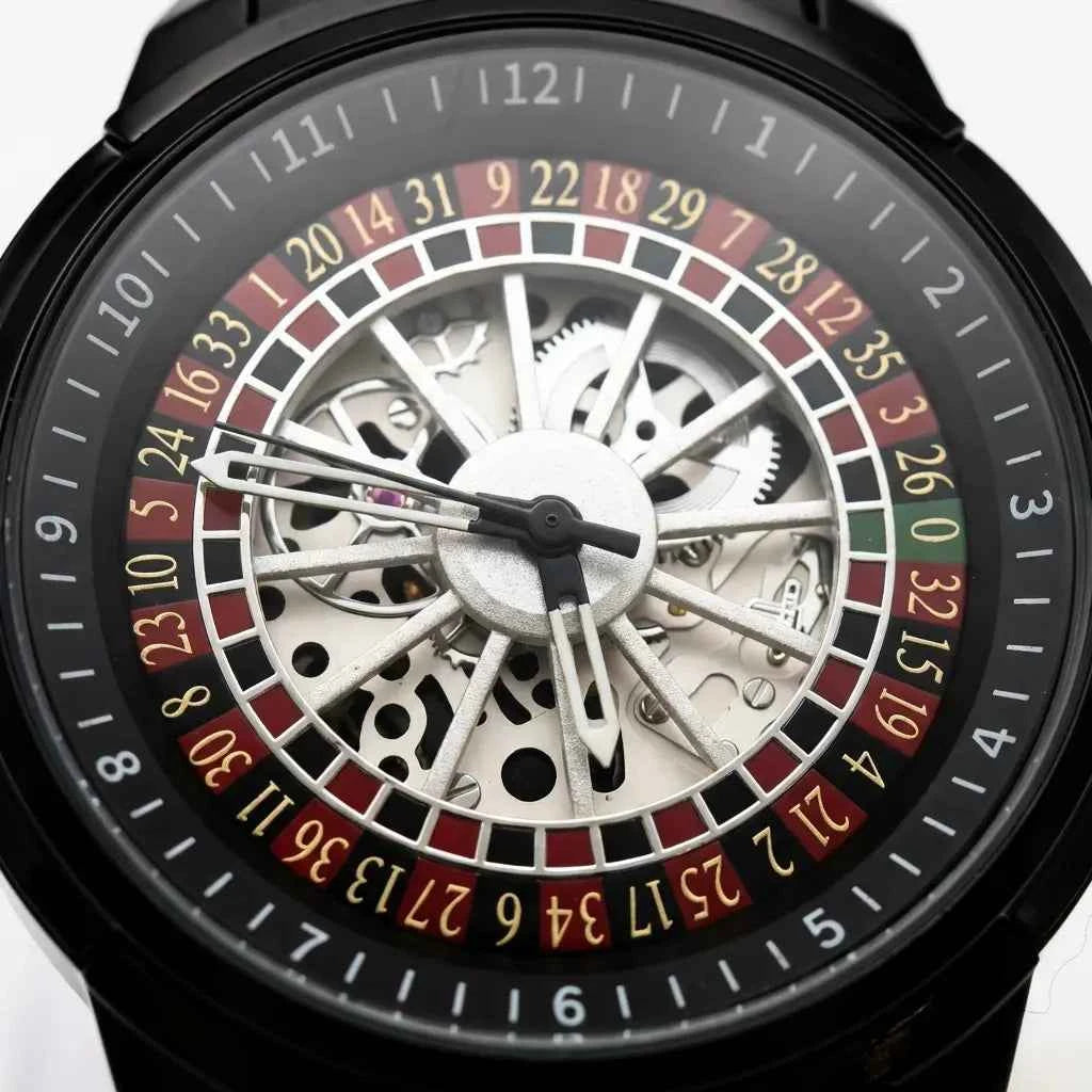 Baisheng Skeleton Watch Men 360 Rotating Dial Quartz Pakistan COD