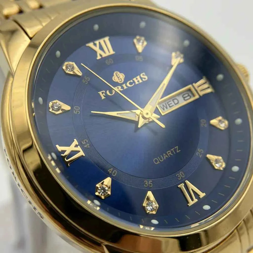 Forichs Day Date Watch Men Luminous Glow Dark Pakistan COD Quartz