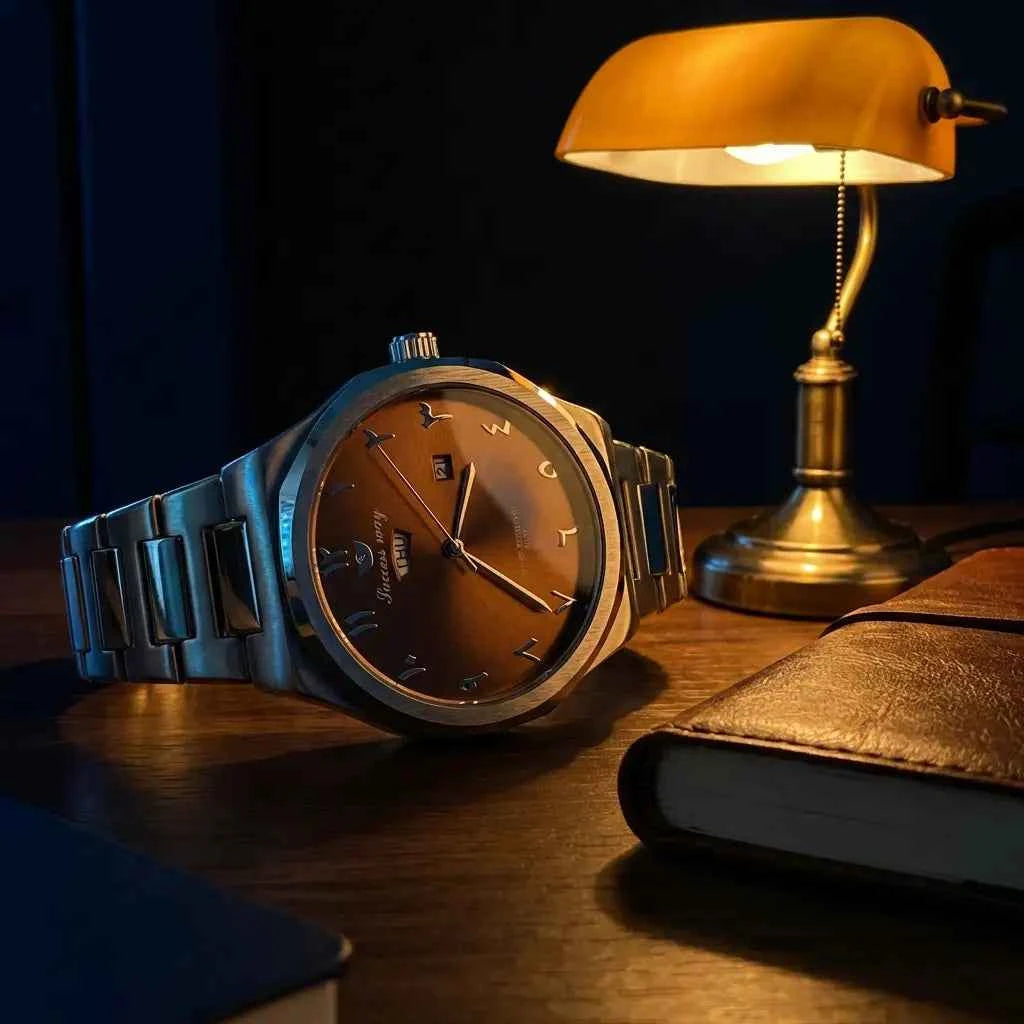 Success Way Arabic Watch Men 5 Colors Pakistan COD Water Resistant