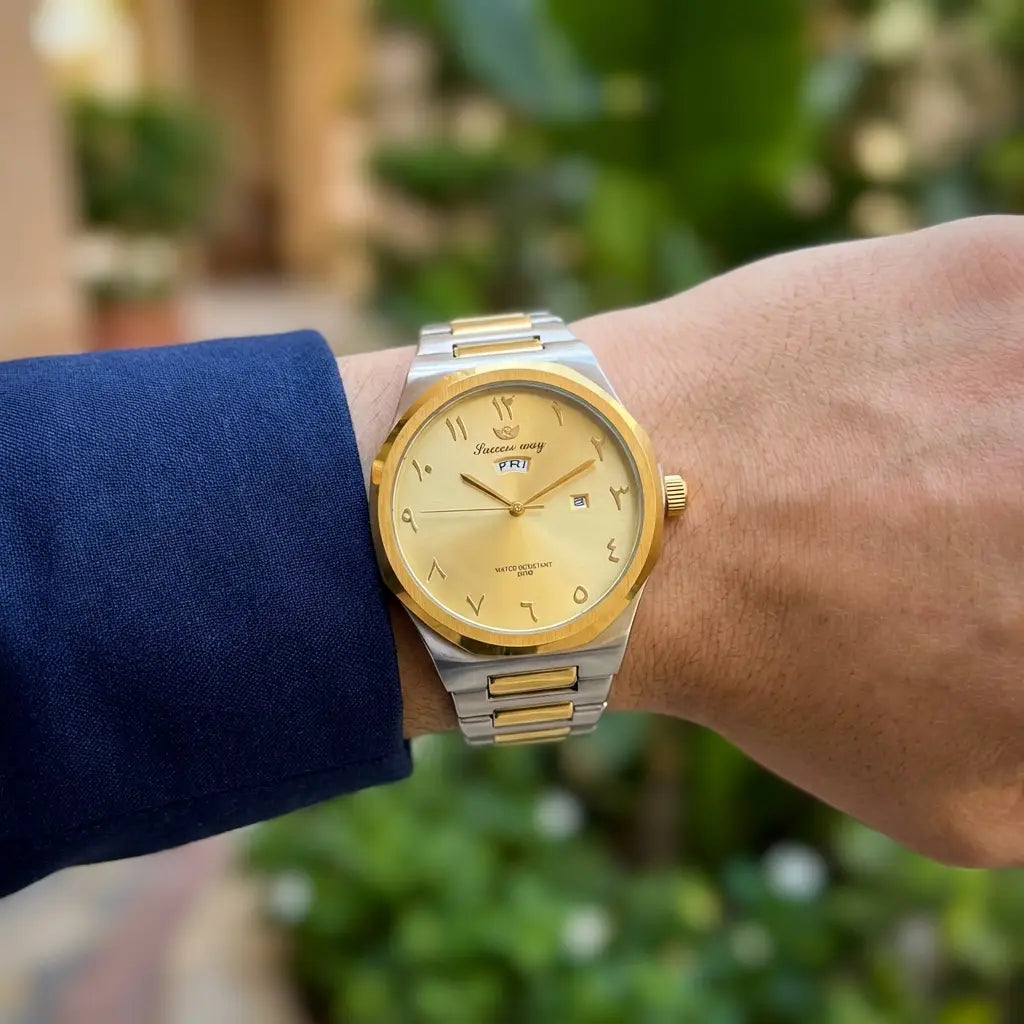 Success Way Arabic Watch Men 5 Colors Water Resistant