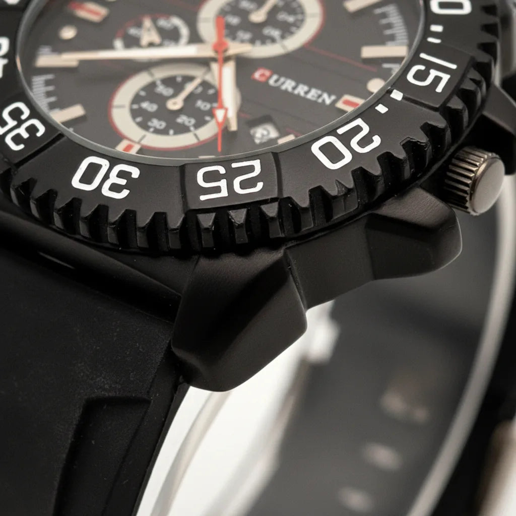 Premium Black Dial GMT Sports Men's Watch