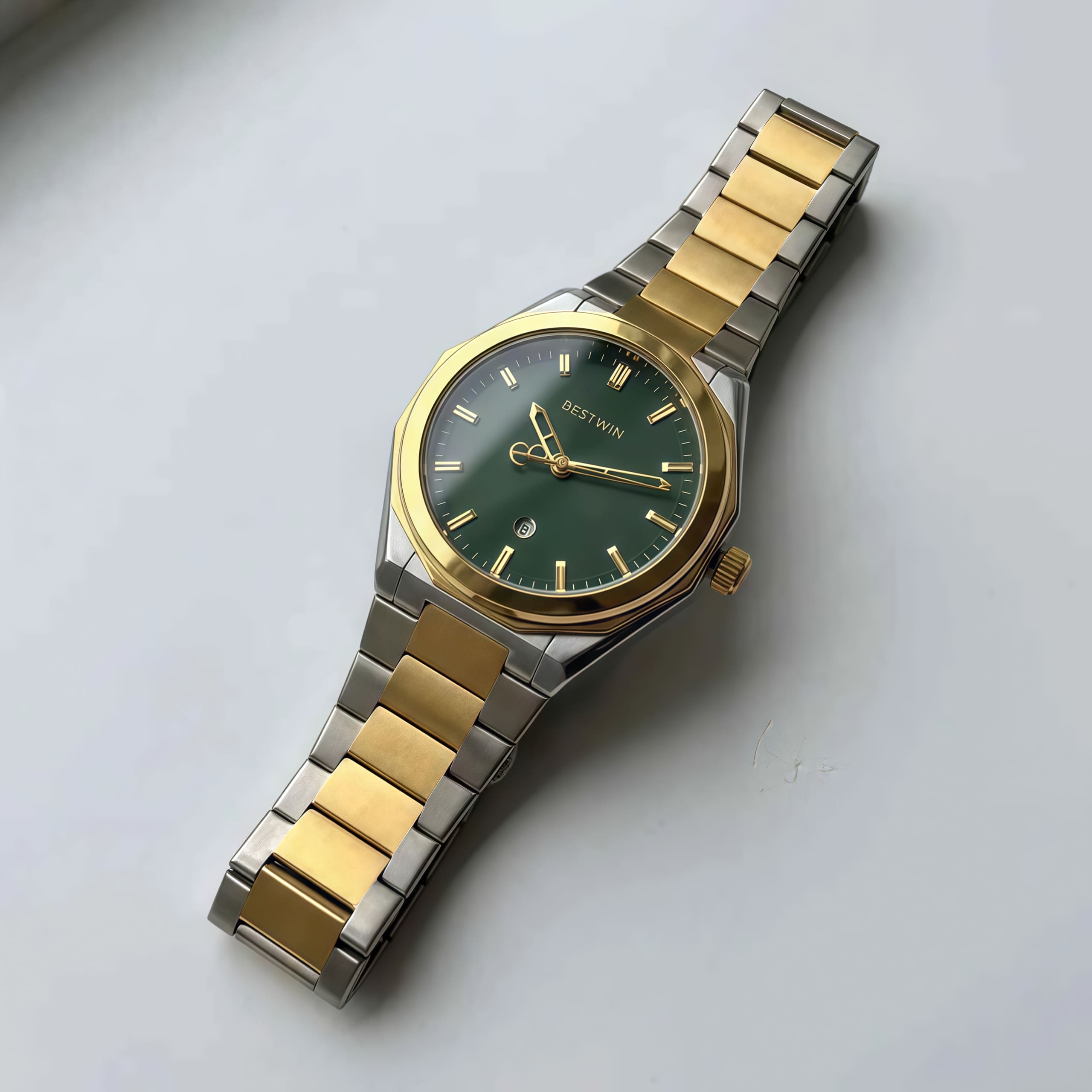 Bestwin Steel Watch Men 5 Colors Swiss Made