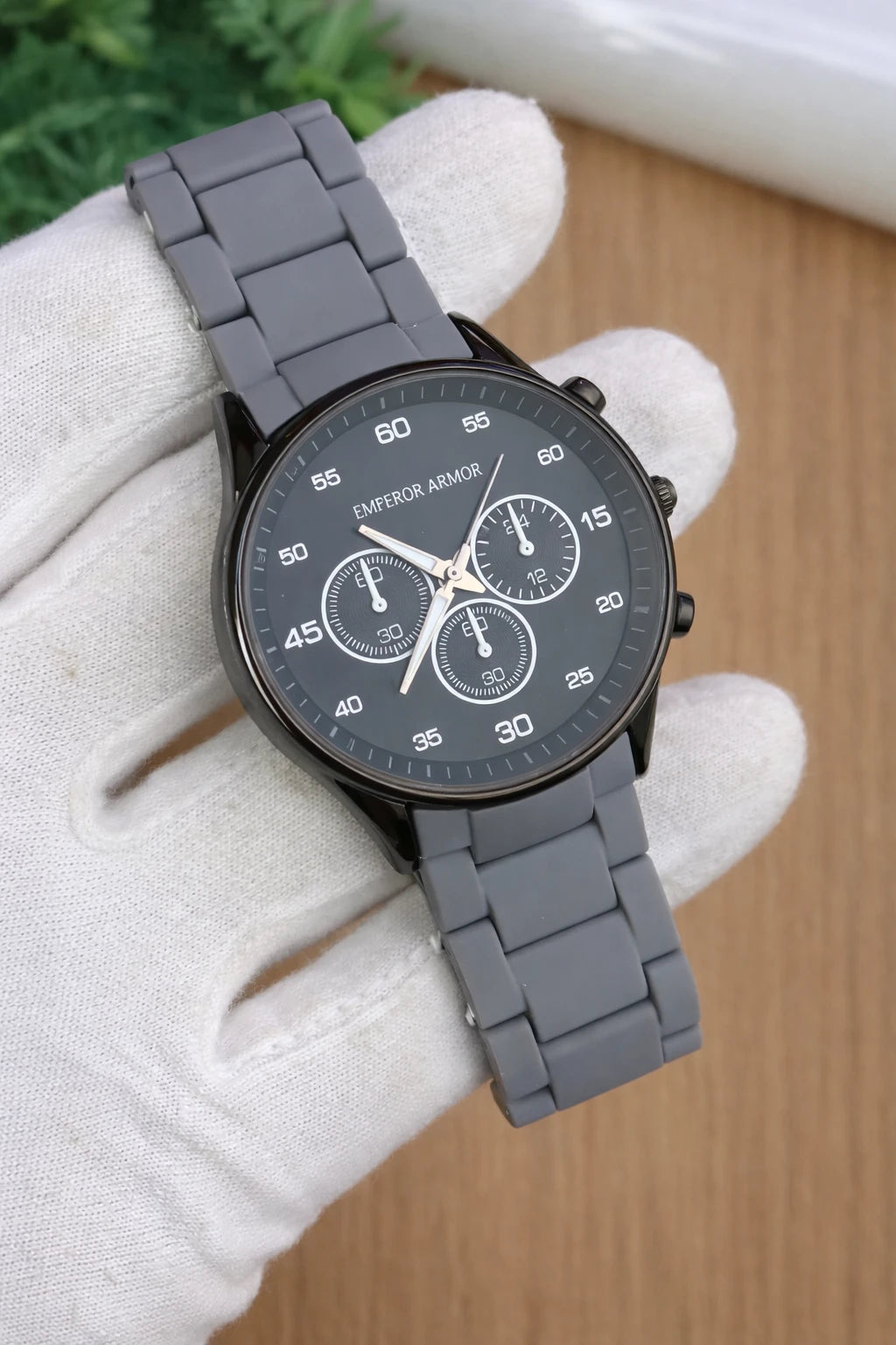 Stylish Chronograph Men's Watch – Premium Design | Multiple Strap Colors